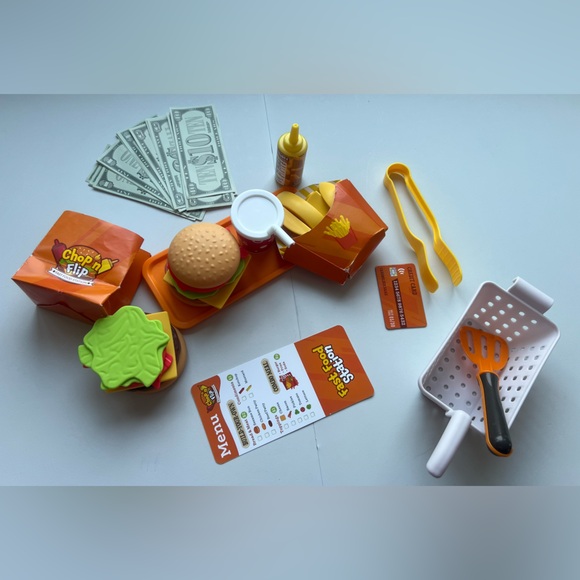 Kids Fast Food Play Set with Accessories - Picture 6 of 9